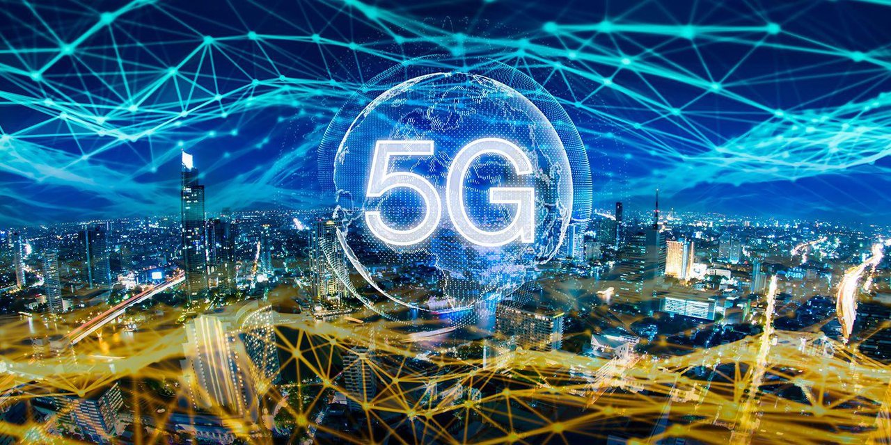 Red 5G sobre una ciudad