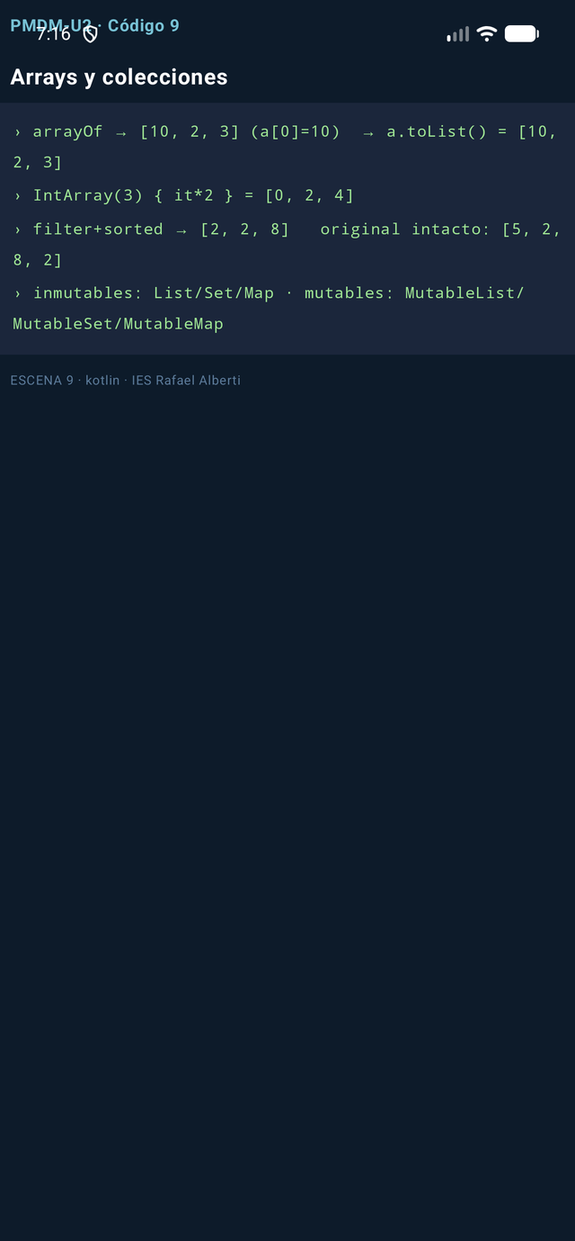 Captura: arrays y la diferencia inmutable/mutable
