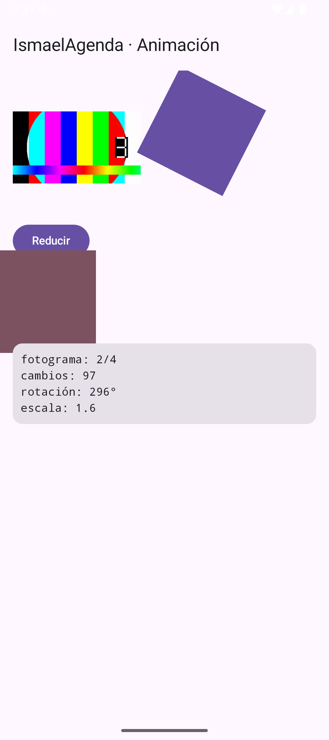 Animación con otro fotograma