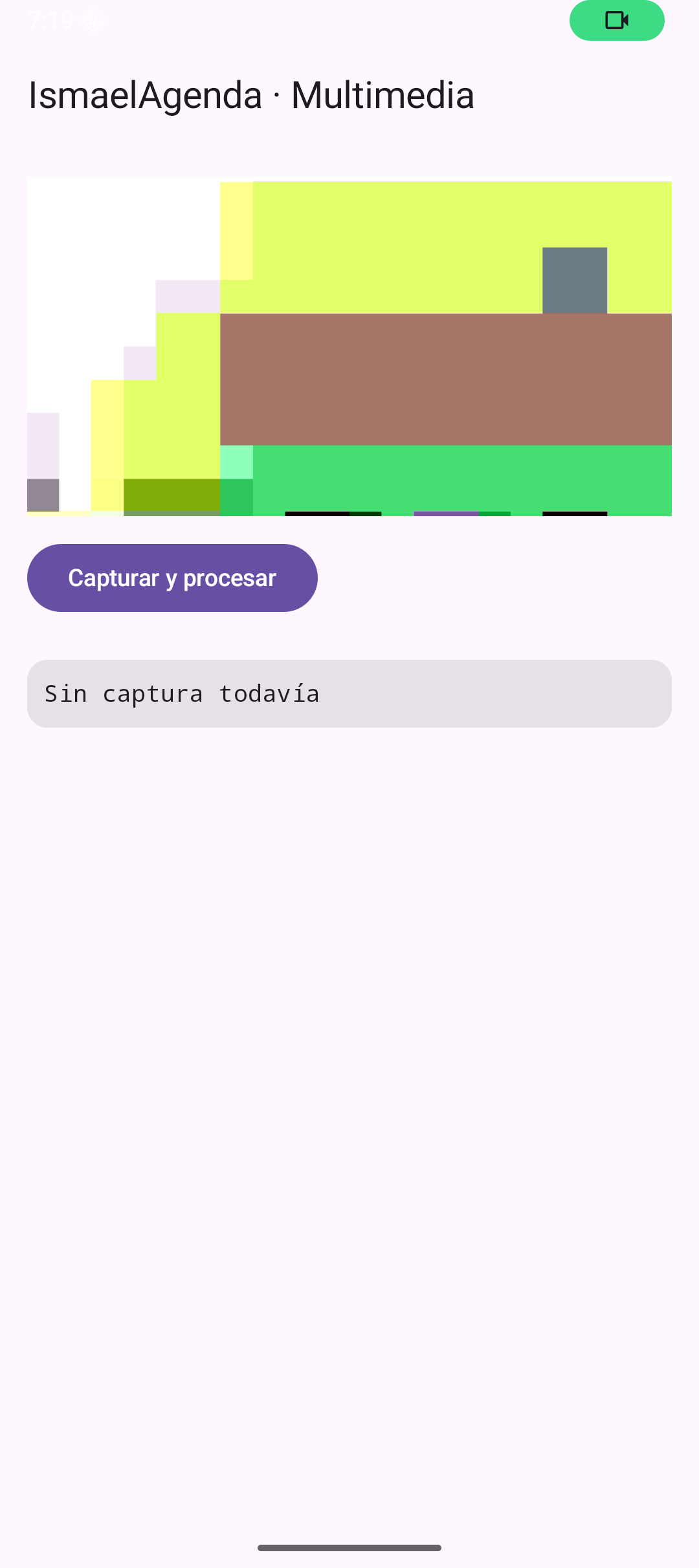 Pantalla de la escena 8 antes de capturar