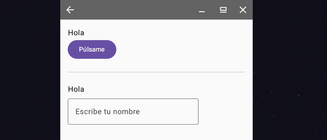 Los Códigos 1 y 2 en ejecución: insertar un elemento es escribir su llamada dentro del contenedor